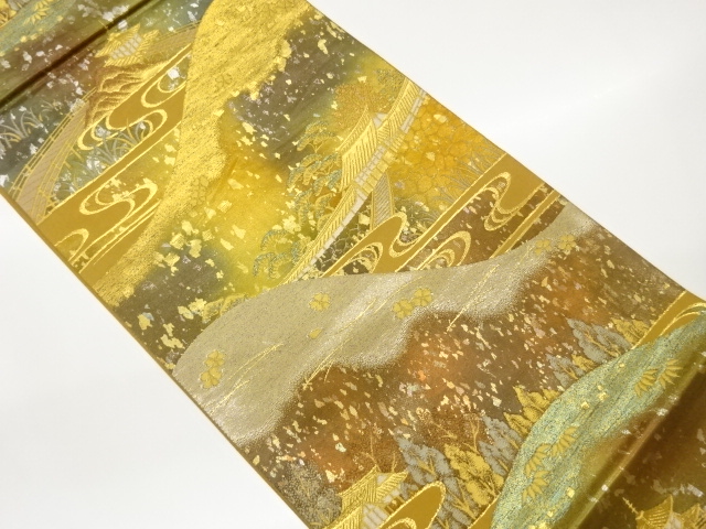 Japanese Kimono / Fukuro Obi Silk